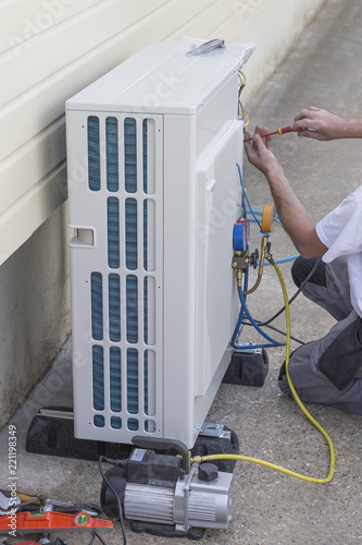 Bild auf Leinwand heat Pump