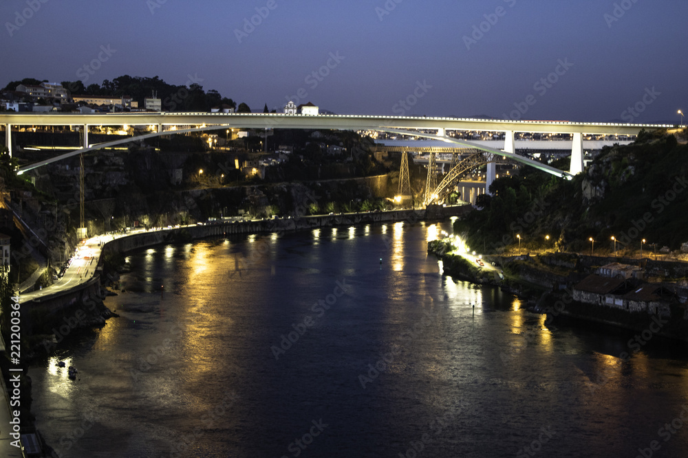 Fototapeta premium Turista no Porto, Portugal