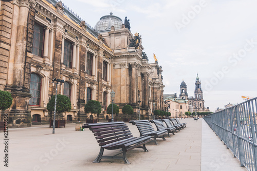 Obraz na płótnie Bruhlsche terrasse w salonie