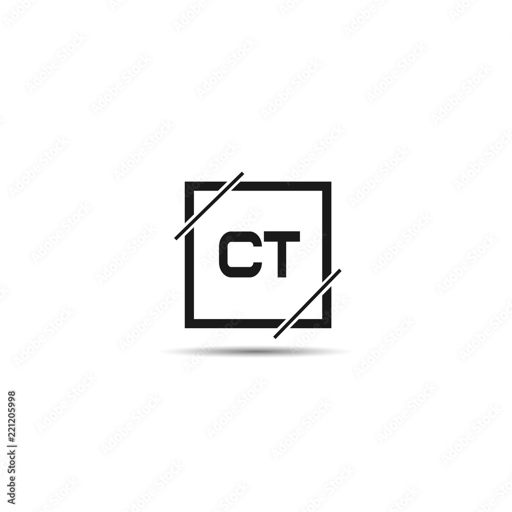 Initial Letter CT Logo Template Design Initial Letter CT Logo Template Design