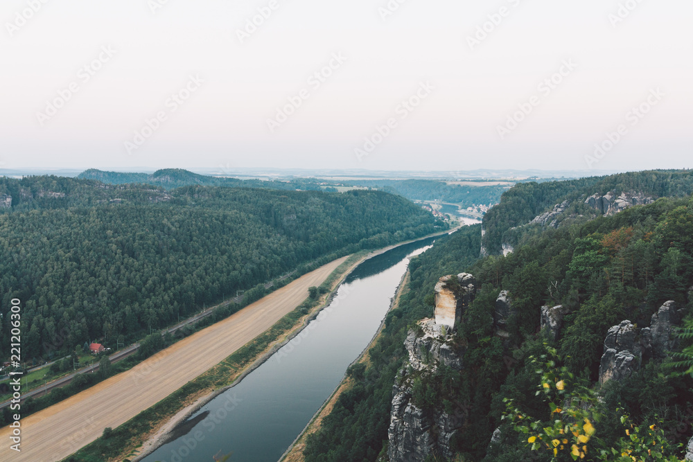 Sunrise at Bastei
