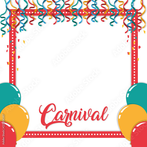 Carnival festival concept