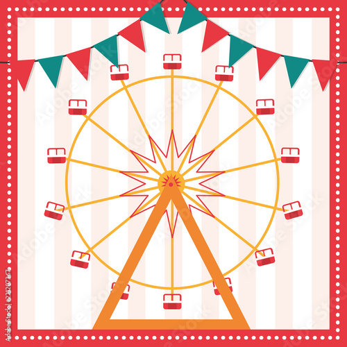 Festival ferris wheel
