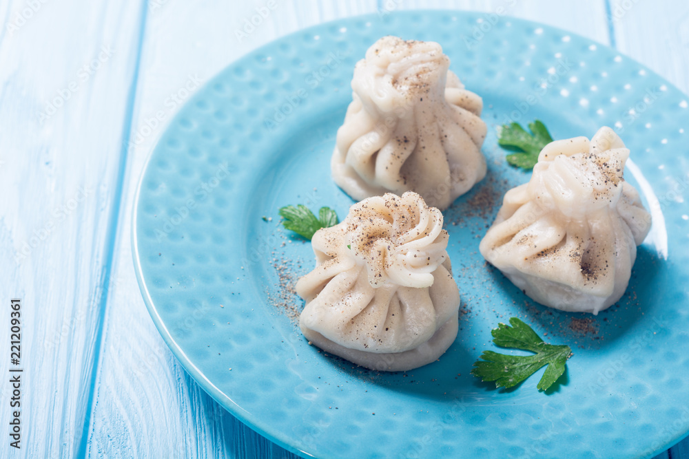 Georgian dumplings khinkali Georgian dumplings khinkali