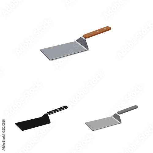 Vector design of pizza and food logo. Collection of pizza and italy stock vector illustration.