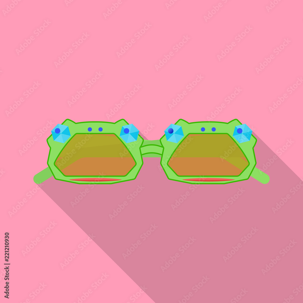 Isolated object of glasses and sunglasses sign. Collection of glasses and accessory stock vector illustration. Isolated object of glasses and sunglasses sign. Collection of glasses and accessory stock vector illustration.