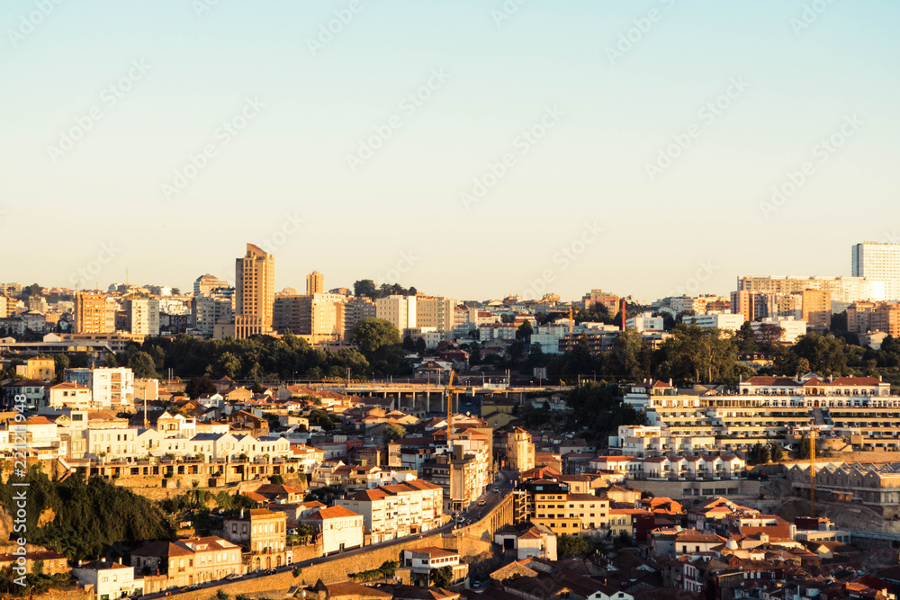 Fototapeta premium Sunrise in city