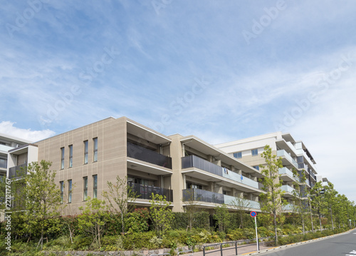 グレードの高い低層型のマンション