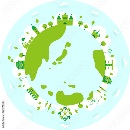 エコ　グリーン　テーマパーク　地球