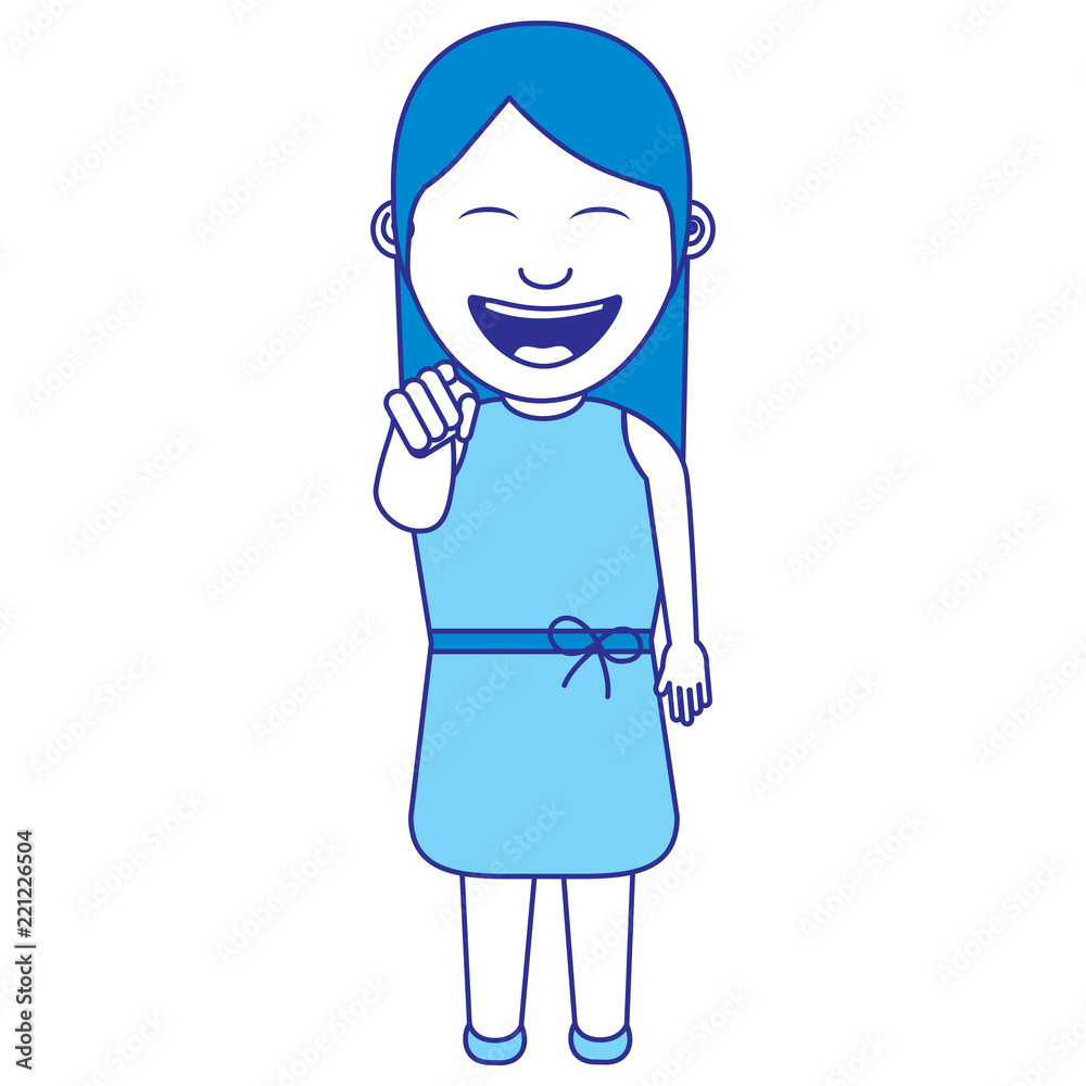 funny woman smiling and making a gesture pointing funny woman smiling and making a gesture pointing