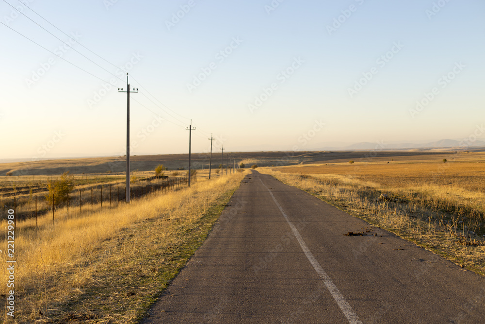 asphalt road outdoors