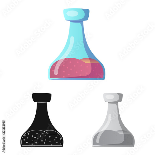 Vector design of genetic and plant symbol. Collection of genetic and biotechnology stock vector illustration.