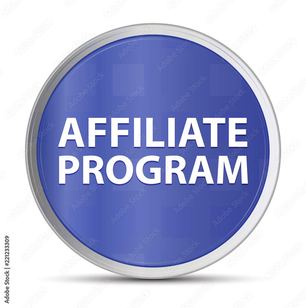 Affiliate Program blue round button Affiliate Program blue round button