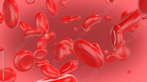 Red blood cells background illustration.