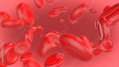 Red blood cells background illustration.