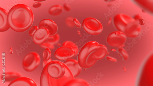 Red blood cells background illustration.