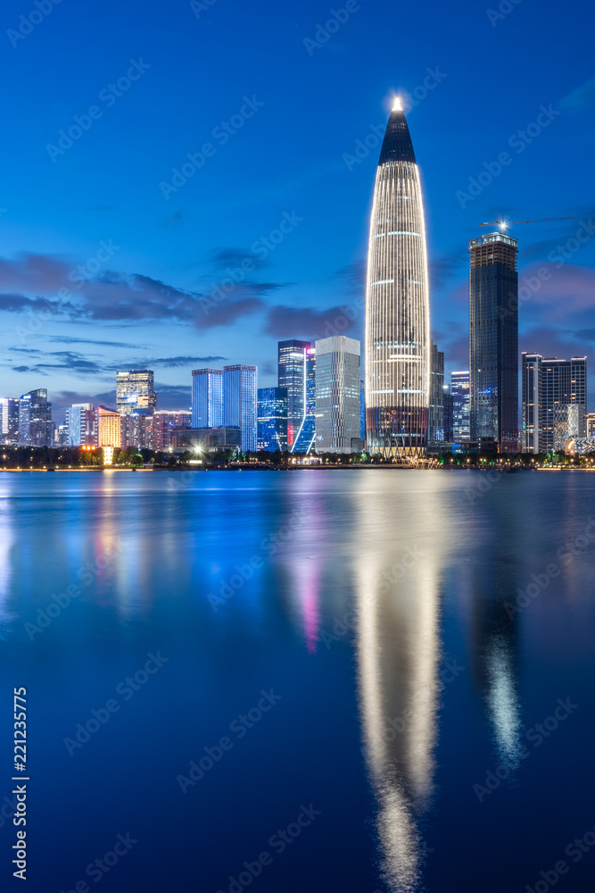 Obraz premium Shenzhen Nanshan District Houhai Building Group