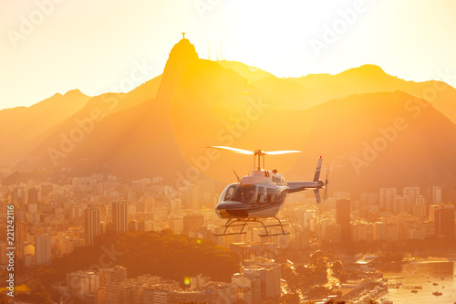 helicopter over the Rio