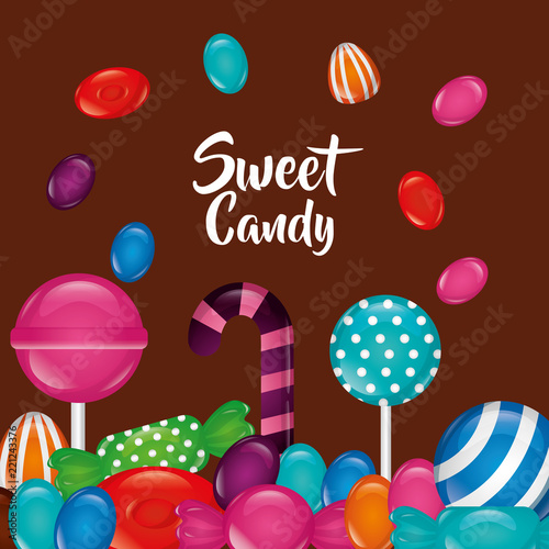 sweet candy concept