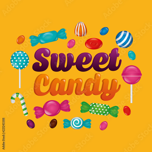 sweet candy concept