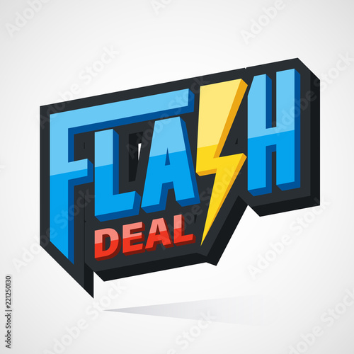Flash Deal, Label banner si...