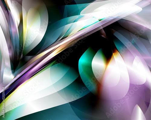Shaped overlap and motion background