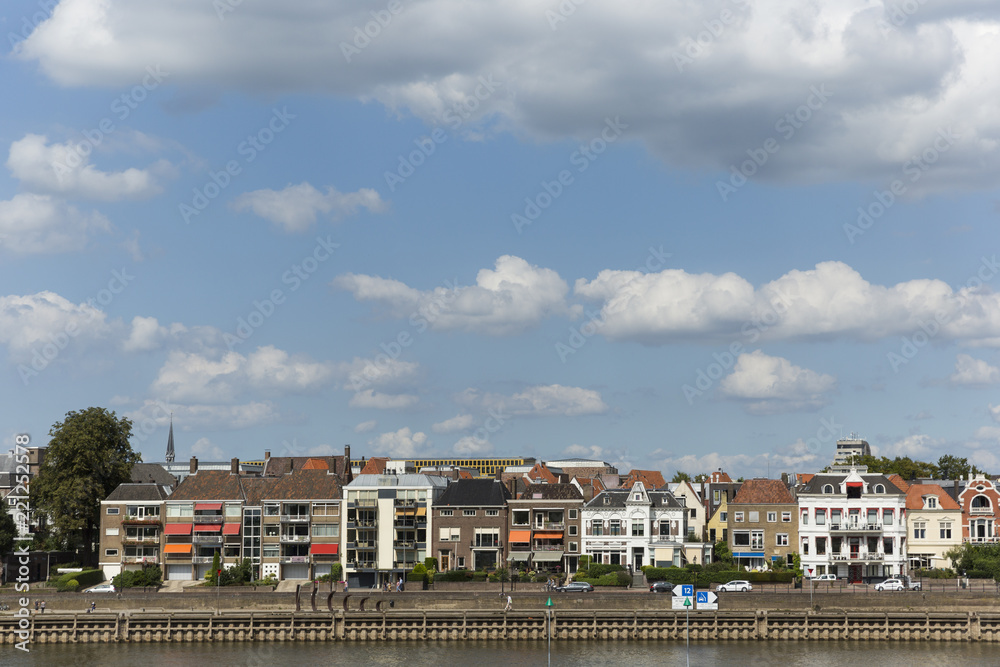 Dutch Deventer Ijssel River View