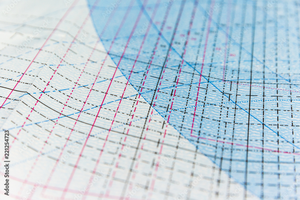 Red And Blue Lines Crossing Creating A Grid Red And Blue Lines Crossing Creating A Grid