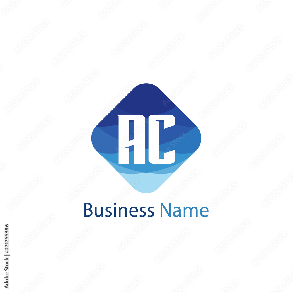 Fototapeta premium Initial Letter AC Logo Template Design
