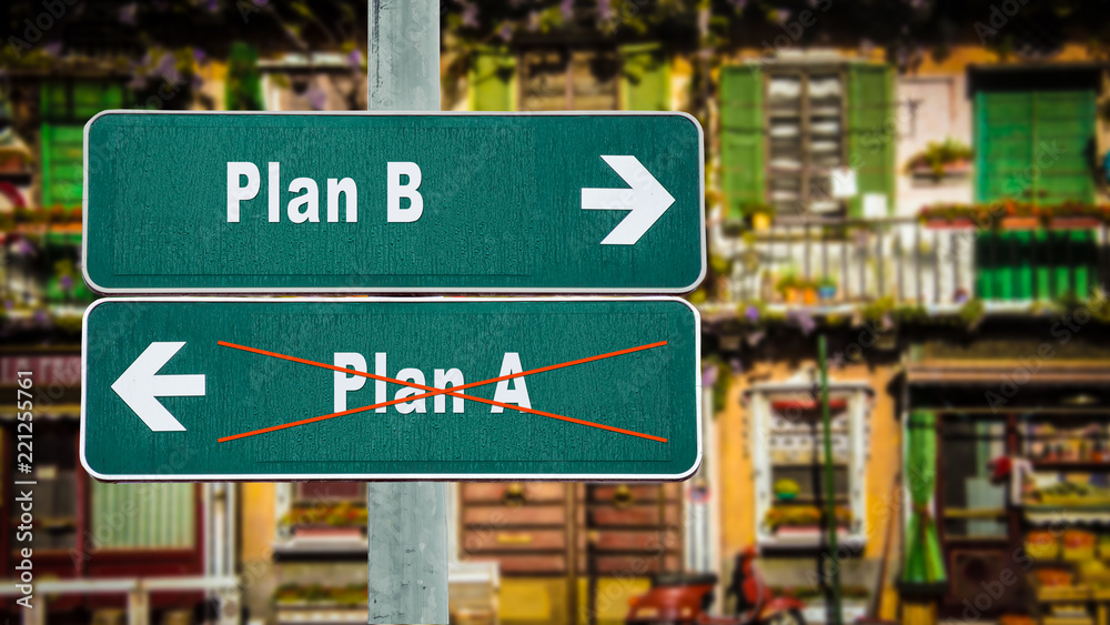 Schild 350 - Plan B Schild 350 - Plan B