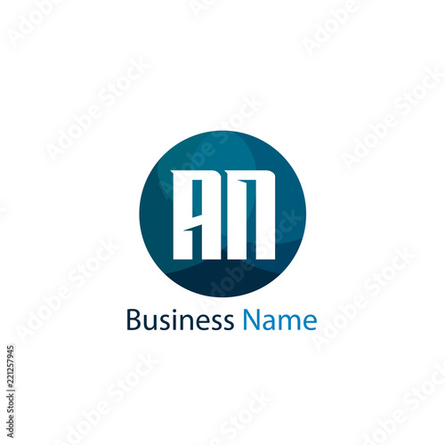 Free Download Initial Letter AN Logo Template Design - GFXLoad