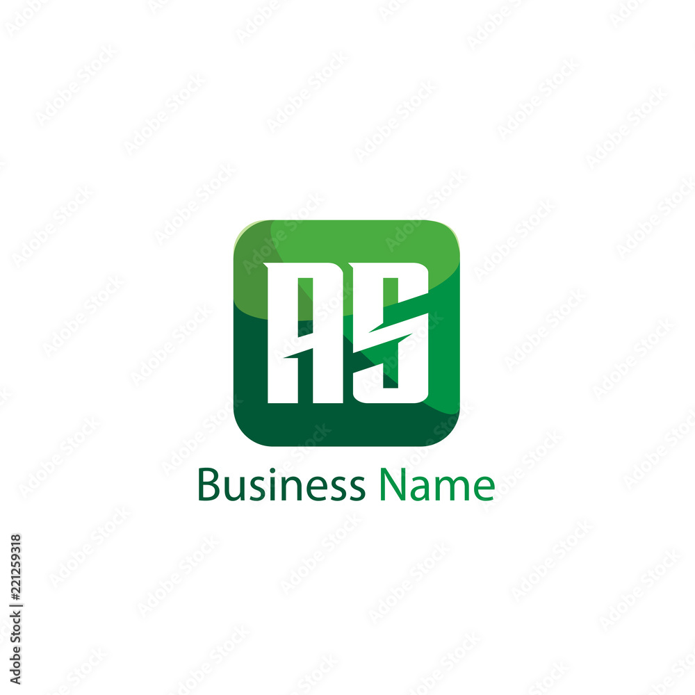 Initial Letter AS Logo Template Design Initial Letter AS Logo Template Design