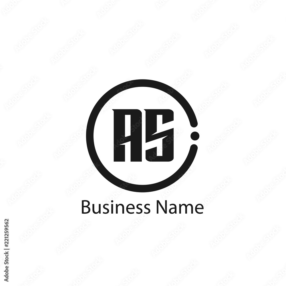 Initial Letter AS Logo Template Design Initial Letter AS Logo Template Design