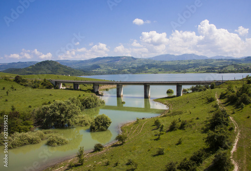 Ponte sul lago di Conza, Conza della Campania (Italia) photo