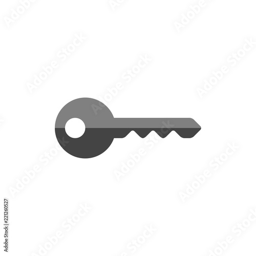 Key flat vector icon   © aguiters