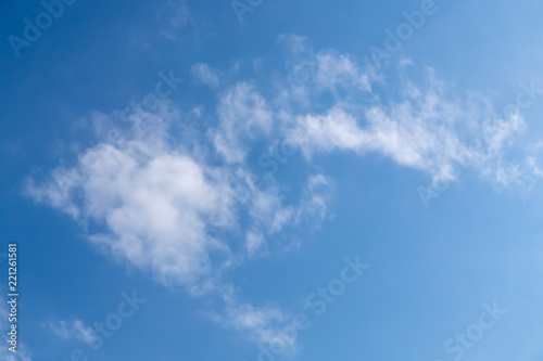 Blue sky with clouds