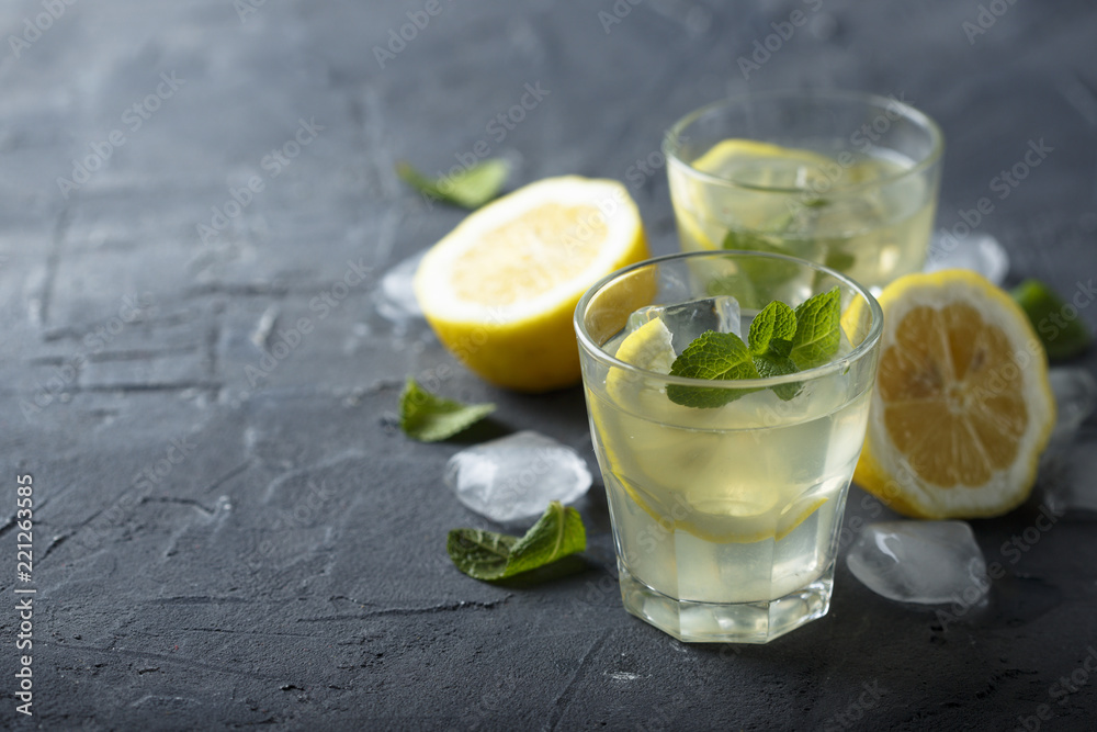 Homemade mint lemonade Homemade mint lemonade