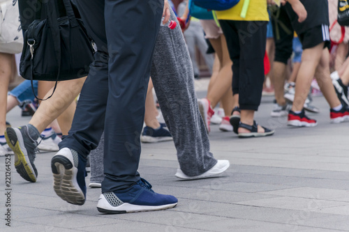 people walking on china's streets