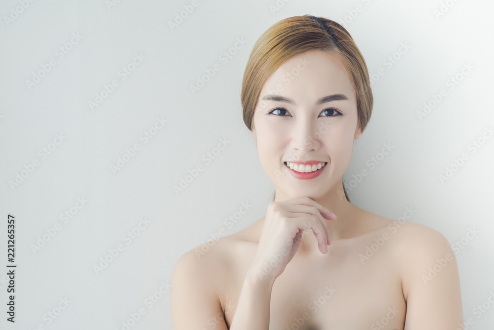 Young beautiful Asian woman with perfect skin Young beautiful Asian woman with perfect skin