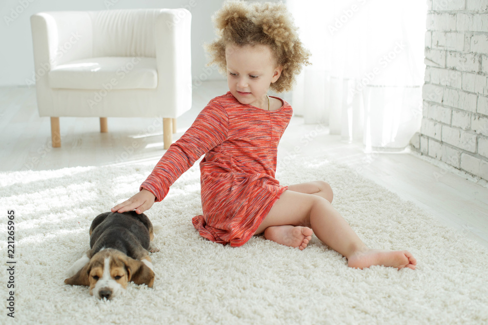 Child with dog
Child with dog