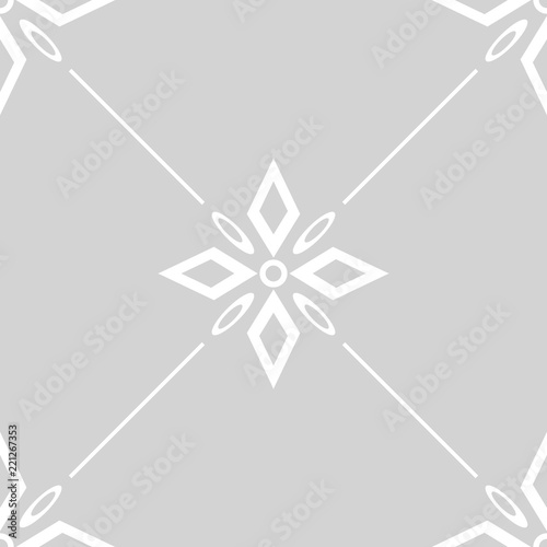 abstract floral seamless pattern with flowers, netting and leaves
