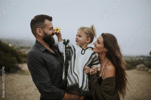 A family enjoying the outdoors