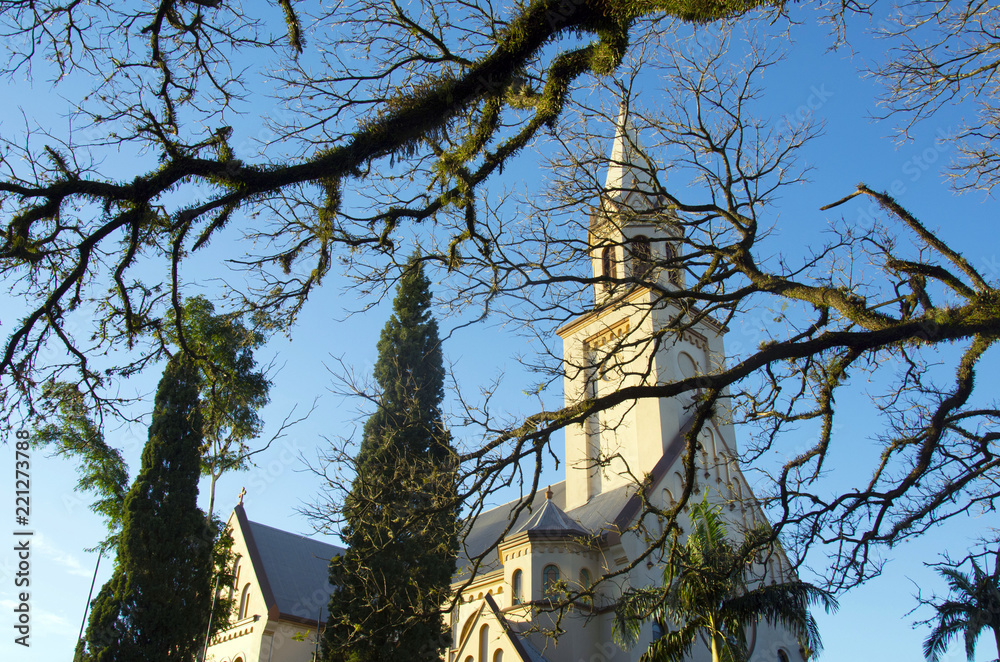 The church Parish of Nossa Senhora da Piedade (Parquia Nossa Senhora da Piedade), Novo Hamburgo, Brazil The church Parish of Nossa Senhora da Piedade (Parquia Nossa Senhora da Piedade), Novo Hamburgo, Brazil