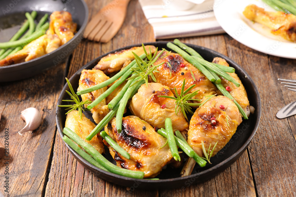 chicken and green bean chicken and green bean