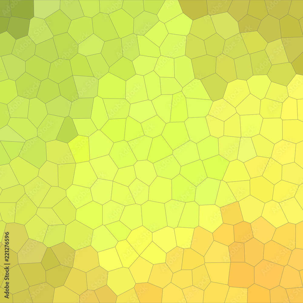 Fototapeta premium Illustration of Square lemon yellow and red pastel Little hexagon background.