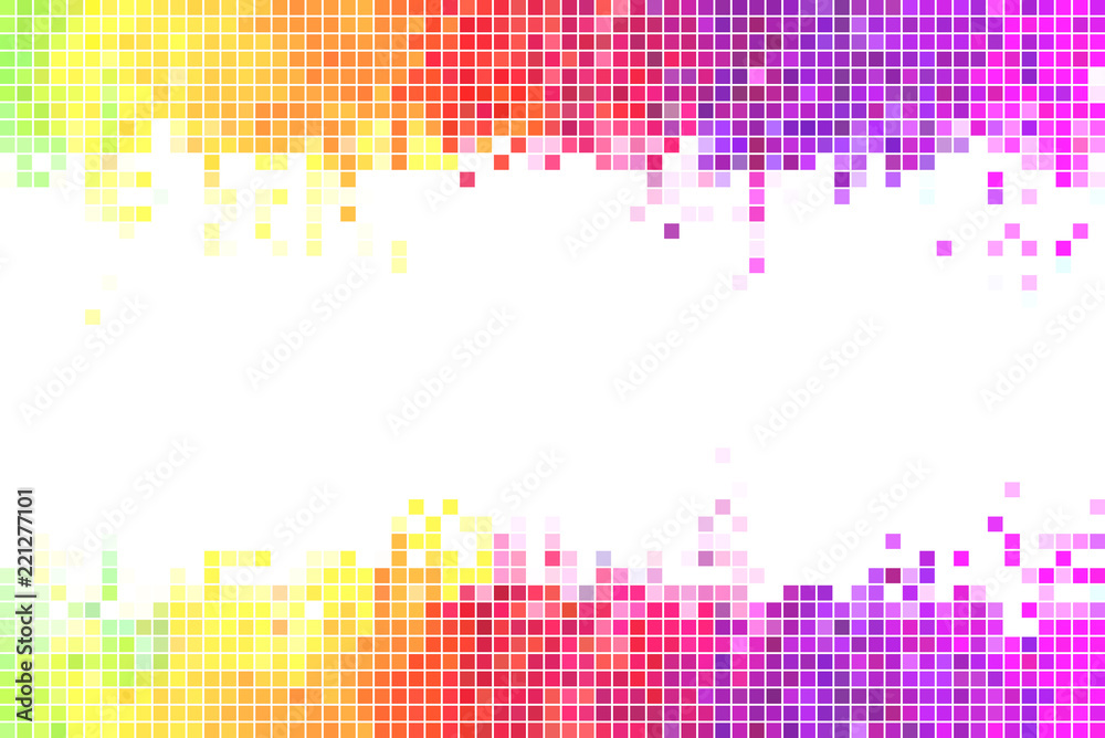 Colorful pixels background illustration