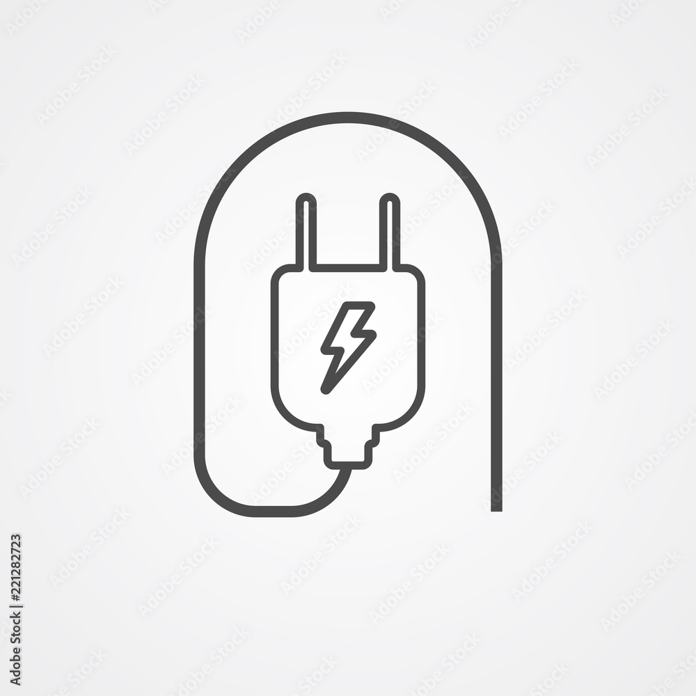 Plug vector icon sign symbol Plug vector icon sign symbol