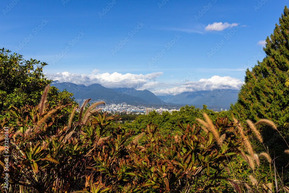 Vancouver view from Queen Elizabeth Park, BC, Canada. Vancouver view from Queen Elizabeth Park, BC, Canada.