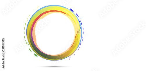 cerchio, vortice, colori, 