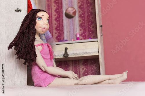 Interior puppet. The basis of a textile doll. Exclusive handmade doll.